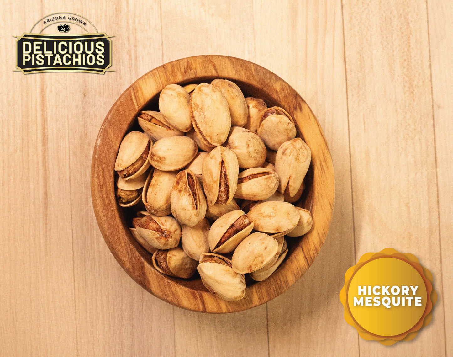 Pistachios Hickory Mesquite (Inshell)